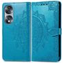 Mobigear Mandala HONOR 70 Hoesje Bookcase Portemonnee - Blauw