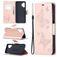 Mobigear Butterfly Samsung Galaxy A32 5G Hoesje Bookcase Portemonnee - Roségoud
