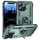 Mobigear Armor Ring iPhone 16 Pro Max Hoesje Hardcase Backcover Shockproof met Ringhouder - Groen