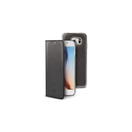 Celly Buddy Samsung Galaxy S6 Hoesje Uitneembare 2in1 Bookcase - Zwart