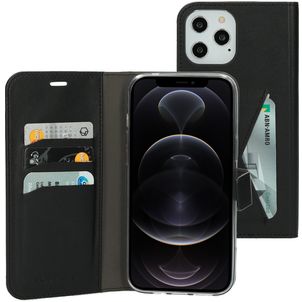 Mobiparts Classic Wallet iPhone 12 Pro Max Hoesje Bookcase Portemonnee - Zwart