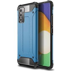 Mobigear Outdoor Samsung Galaxy A82 5G Hoesje Hardcase Backcover Shockproof - Blauw