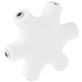 Mobigear Splitter AUX 3.5mm naar AUX 3.5mm Adapter - Wit