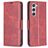 Mobigear Excellent Samsung Galaxy S25 Hoesje Bookcase Portemonnee - Rood