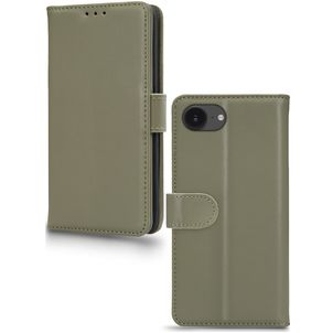 Mobilize Premium Gelly iPhone 17e Hoesje Bookcase Portemonnee - Groen