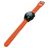 Mobigear Bumpy Siliconen Smartwatch Bandje Gespsluiting - Universeel 20 mm aansluiting - Oranje