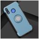 Mobigear Armor Ring Huawei Nova 3 Hoesje Hardcase Backcover Shockproof met Ringhouder - Blauw