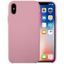 Mobigear Rubber Touch iPhone XS Siliconen Hoesje Backcover - Roze