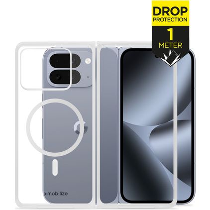 Mobilize Naked Protection Doorzichtig Google Pixel 11 Pro Fold MagSafe Hoesje Hardcase Backcover Shockproof - Transparant