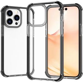 Mobigear Full Bumper iPhone 14 Pro Hoesje Hardcase Backcover Shockproof - Zwart