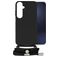 Mobilize Lanyard Gelly Samsung Galaxy A15 Flexibel TPU Hoesje met koord - Zwart