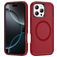 Mobigear Rugged Mag iPhone 16 Pro MagSafe Hoesje Hardcase Backcover Shockproof - Rood