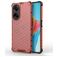 Mobigear Honeycomb OPPO A98 Hoesje Hardcase Backcover Shockproof - Rood