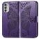 Mobigear Butterfly Motorola Moto G82 Hoesje Bookcase Portemonnee - Paars