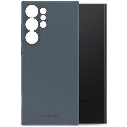 Mobilize Rubber Gelly Samsung Galaxy S24 Ultra Hoesje Flexibel TPU Backcover - Matt Blue