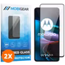Mobigear Premium Motorola Edge 30 Glazen Screenprotector - Case Friendly - Zwart (2-Pack)