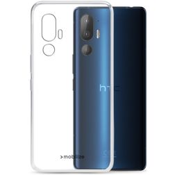 Mobilize Gelly Doorzichtig HTC U24 Pro Hoesje Flexibel TPU Backcover - Transparant