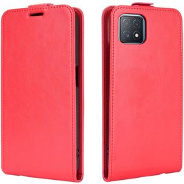 Mobigear OPPO A73 5G Hoesje Flipcase - Rood