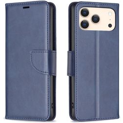 Mobigear Excellent iPhone 17 Pro Hoesje Bookcase Portemonnee - Blauw