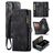Caseme 008 iPhone 16 Plus Hoesje Uitneembare 2in1 Bookcase Portemonnee - Zwart