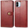Mobigear Snap Button Xiaomi Redmi A1 4G Hoesje Bookcase Portemonnee - Rood