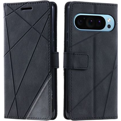Mobigear Rhombus Google Pixel 9 Pro Hoesje Bookcase Portemonnee - Zwart