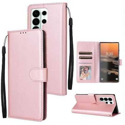 Mobigear Wallet Samsung Galaxy S26 Ultra Hoesje Bookcase Portemonnee - Roségoud