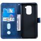 Mobigear Zipper Xiaomi Redmi Note 9 Hoesje Bookcase Portemonnee - Blauw