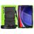 Mobigear SureGrip Xtreme Samsung Galaxy Tab S9 Ultra Hoes Hard kunststof / Siliconen Backcover + Schouderband + Standaard - Zwart / Groen