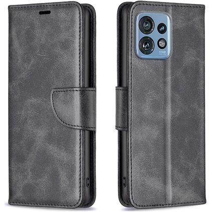 Mobigear Excellent Motorola Edge 40 Pro Hoesje Bookcase Portemonnee - Zwart