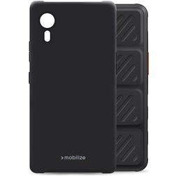 Mobilize Rubber Gelly Samsung Galaxy Xcover 7 Hoesje Flexibel TPU Backcover - Matt Black