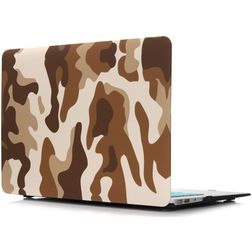 Mobigear Design MacBook Air 13 Inch (2010-2019) Hoes Hardshell Laptopcover MacBook Case - Desert Camauflage - Model A1369 / A1466