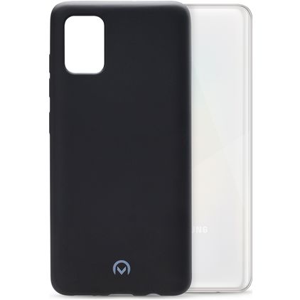 Mobilize Rubber Gelly Samsung Galaxy A31 Hoesje Flexibel TPU Backcover - Matt Black