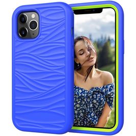 Mobigear Wave iPhone 12 Pro Max Hoesje Hardcase Backcover Shockproof - Blauw