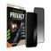 Striker Xtreme Impact Privacy iPhone 16 Pro Glazen Screenprotector Privacy - Case Friendly - Zwart