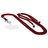 Mobiparts Nylon Phonecord Universeel Telefoonkoord Verstelbaar - Plum Red
