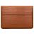 Mobigear Envelope Croco Laptop Sleeve 11 inch Laptop hoes - Bruin