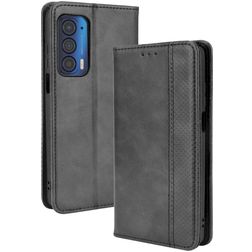 Mobigear Sensation Motorola Edge (2021) Hoesje Bookcase Portemonnee - Zwart
