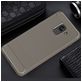 Mobigear Brushed Slim Samsung Galaxy A8 (2018) Hoesje Flexibel TPU Backcover - Grijs