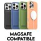 CARE by PanzerGlass Fashionable iPhone 16 Pro Siliconen MagSafe Hoesje Backcover - Groen