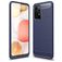 Mobigear Brushed Slim Samsung Galaxy A52 Hoesje Flexibel TPU Backcover - Donkerblauw
