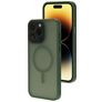 Mobiparts Hardcover iPhone 14 Pro Max MagSafe Hoesje Hardcase Backcover - Satin Green