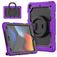 Mobigear RingGuard iPad 9 (2021) Hoes Hard Kunststof,Siliconen Backcover + Standaard - Paars