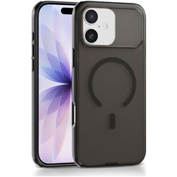 Mobigear Shockproof Grip iPhone 17 MagSafe Hoesje Hardcase Backcover - Zwart