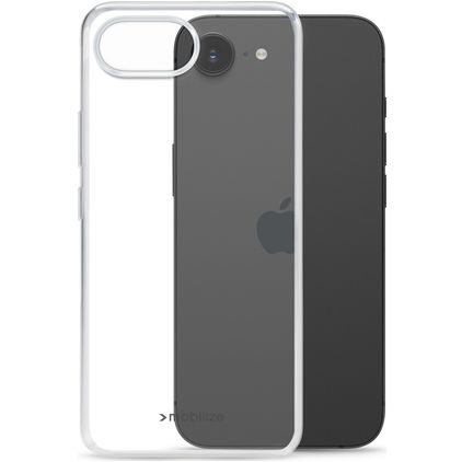 Mobilize Gelly Case Doorzichtig iPhone 16e Hoesje Flexibel TPU Backcover - Transparant