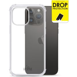 My Style Protective Flex Doorzichtig iPhone 14 Pro Max Hoesje Flexibel TPU Backcover Shockproof - Transparant