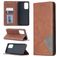 Mobigear Rhombus Slim Samsung Galaxy A52 Hoesje Bookcase - Bruin