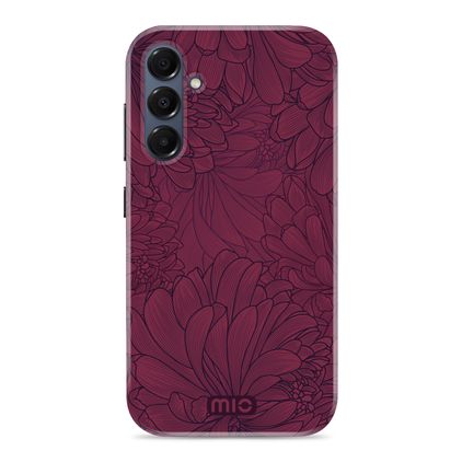 MIO Samsung Galaxy A16 MagSafe Hoesje Hardcase Backcover - Berry Blooms