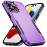 Mobigear Heavy Armor iPhone 16 Pro Hoesje Hardcase Backcover Shockproof - Paars