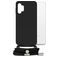 Mobilize Lanyard Gelly Samsung Galaxy A32 5G Flexibel TPU Hoesje met koord - Zwart